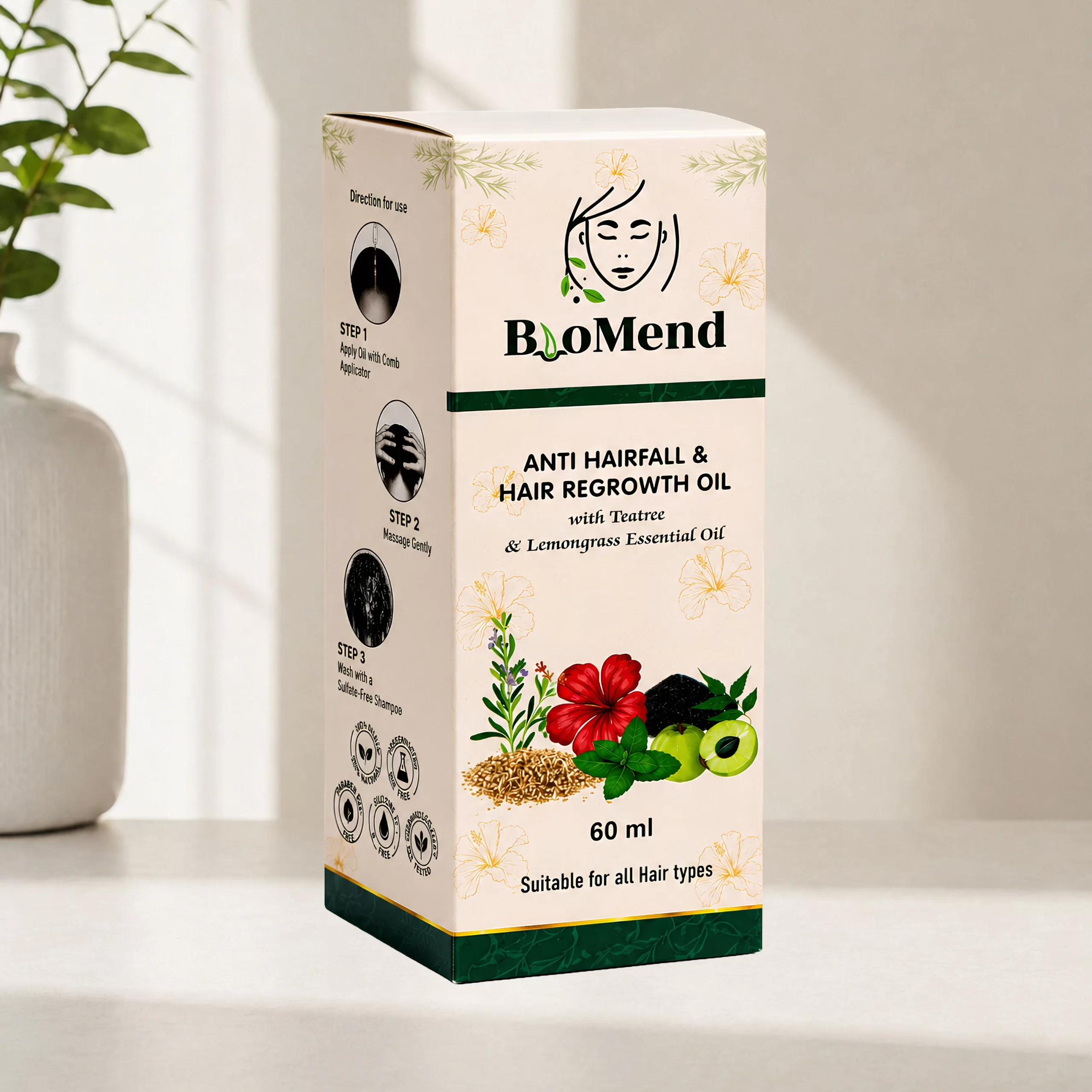 Biomend Anti Hairfall & Hair Regrowth Oil